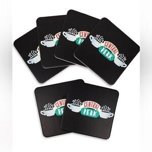 ⭐️ Friends Central Perk Coffee Shop Logo Paper Coasters‎ For Drinks Set 6 Sitcom